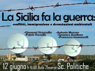 Locandina dell'evento La Sicilia Fa la Guerra per la smilitarizzazione della sicilia